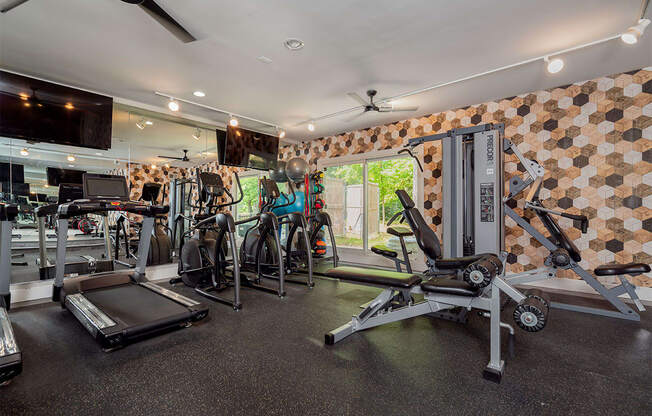 24-Hour Multi-Level Cardio And Weightlifting Center at Ascent at Farmington Hills, Michigan