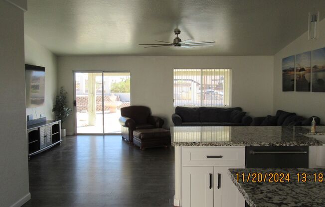 Refreshed 3 bedroom, 3 bath, 3 car boat deep garage with a pool