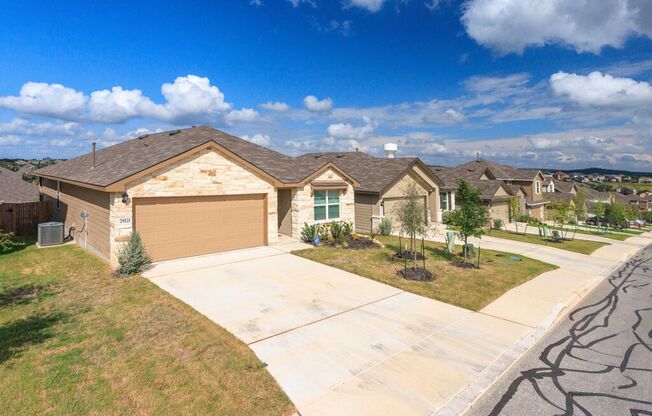 Lease Home in Comal County is Ready for Immediate Move In !