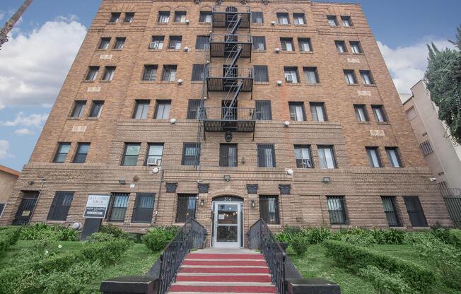 a large brick building