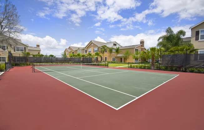 Tennis court  | Estates at Heathbrook