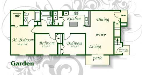 3 beds, 2 baths, 1,260 sqft, $2,162