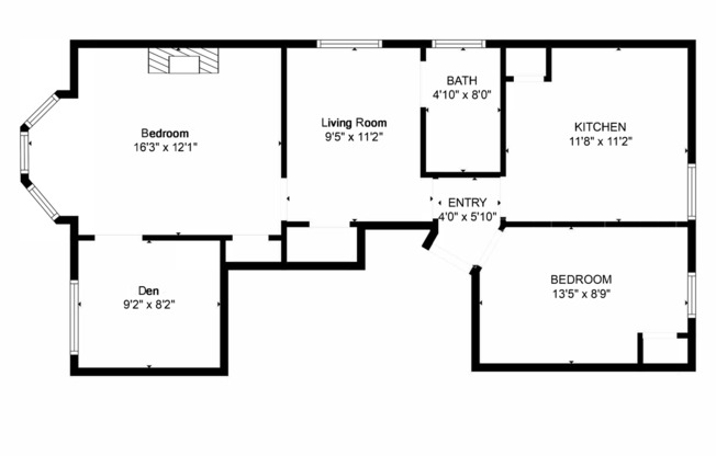 2 beds, 1 bath, 872 sqft, $2,250, Unit 12 Liberty - 2