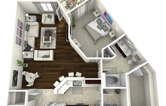 1 bed, 1 bath, 938 sqft, $1,910