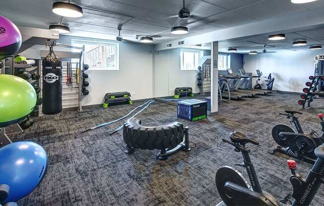 State Of The Art Fitness Center at Foxboro Apartments, Illinois, 60090