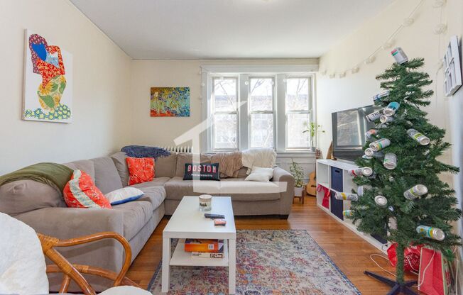 BEST Student Friendly Big Bed Near BU Campus ! Desirable Saint Paul Street!  Heat & HW Inc and Cat Friendly