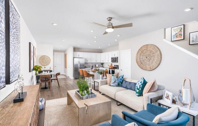 Our open-concept floor plans create a bright, airy living space.
