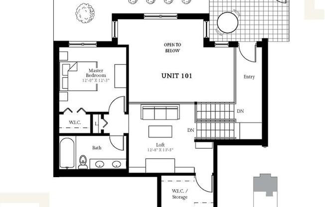 2 beds, 2 baths, 1,748 sqft, $3,400, Unit 101