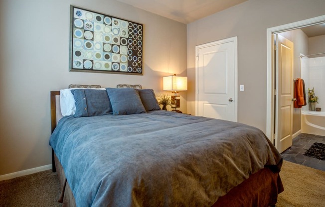 Bedroom at The Ranch at Pinnacle Point Apartments in Rogers, AR