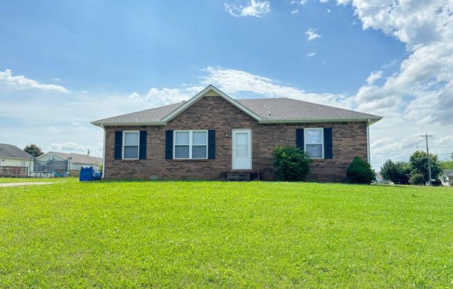 This lovely ranch style home features 3 bedrooms and 2 full bathrooms!