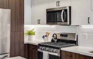 apartment floorplan - kitchen view