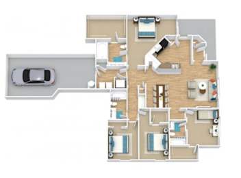 4 beds, 3 baths, 1,829 sqft, $2,699