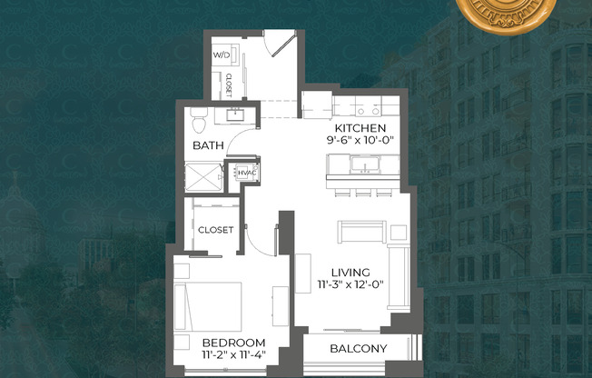 1 bed, 1 bath, 660 sqft, $2,650, Unit 619