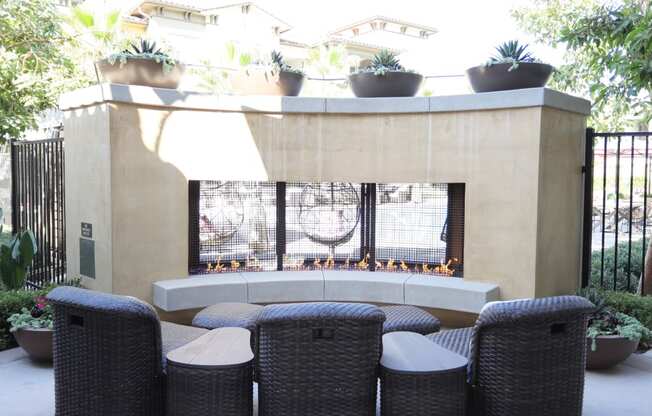 fireside lounge at Capriana at Chino Hills, Chino Hills, 91709