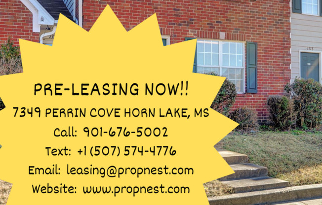 Pre-Leasing Now!