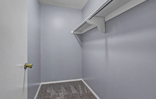 large closets at Mt Carmel Apartments