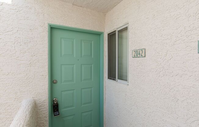 New paint and carpet in 2nd floor unit in gated NW complex