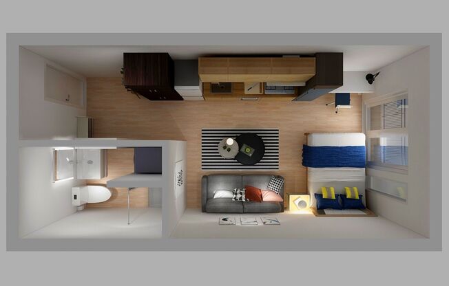 Studio, 1 bath, 339 sqft, $1,799, Unit 406