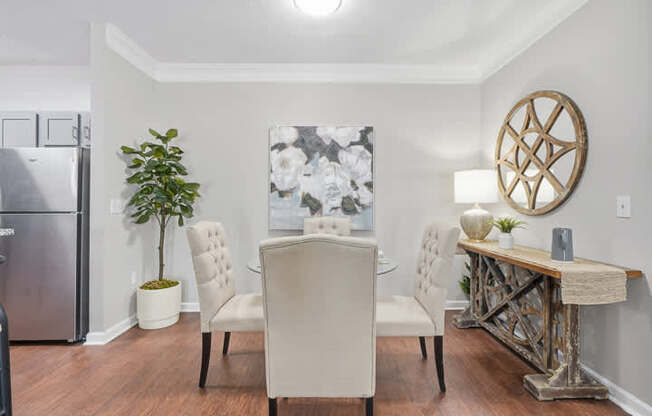 Glen at Alexander dining room table