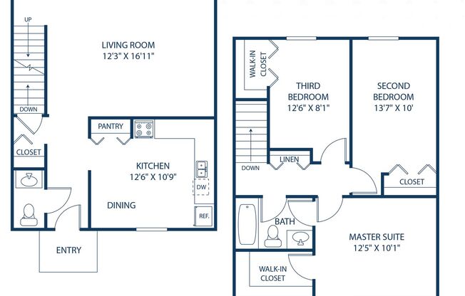 3 beds, 1.5 baths, 1,126 sqft, $1,649