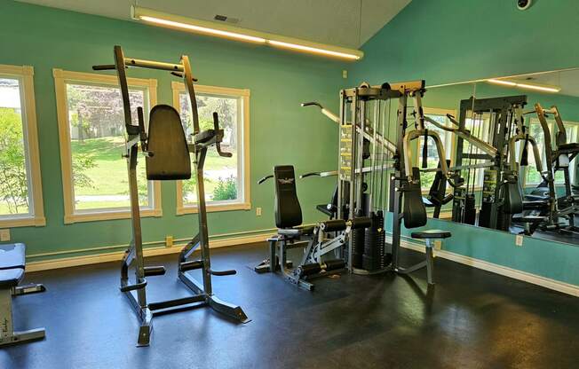 Sir Charles Court fitness center strength equipment