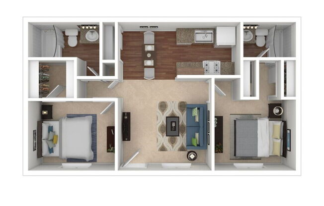 2 beds, 2 baths, 850 sqft, $1,900