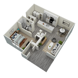 1 bed, 1 bath, 939 sqft, $1,189