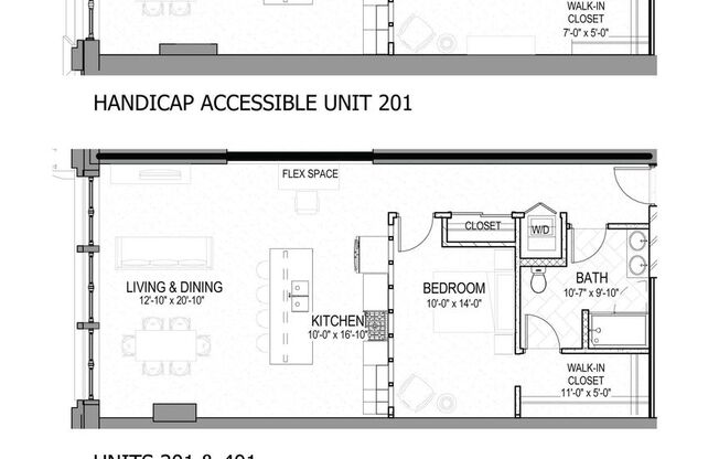 1 bed, 1 bath, 974 sqft, $2,695, Unit 301