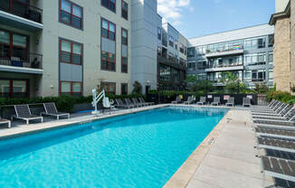 Pool at The Nicholas, Columbus, OH, 43215