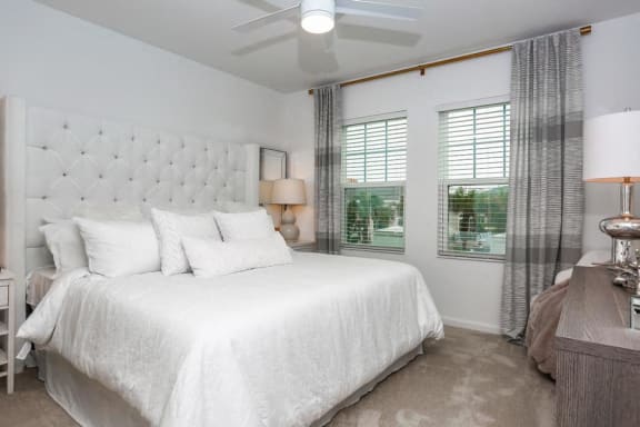 Designer fans in living room and master bedrooms at Oasis Shingle Creek in Kissimmee, FL