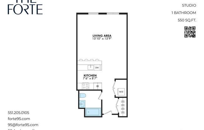 Studio, 1 bath, 508 sqft, $2,399, Unit APT. 523