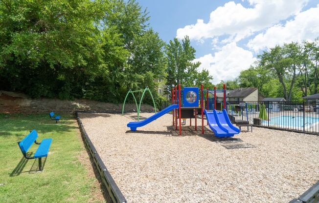 our apartments showcase a playground at Stonewater Apartments, Louisville, 40241