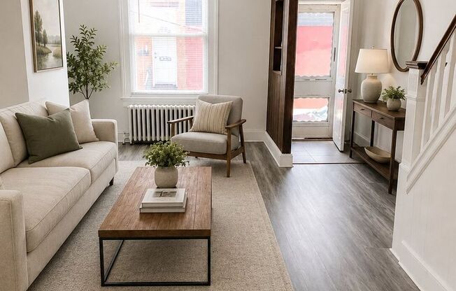 Bright 2BR Port Richmond Row Home with Large Living Space & Basement Storage