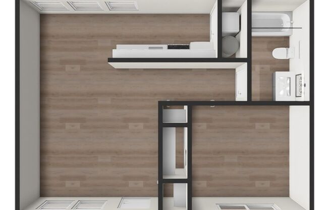 1 bed, 1 bath, 600 sqft, $1,359, Unit 14