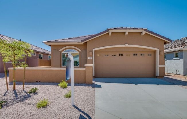 This stunning single-story home!