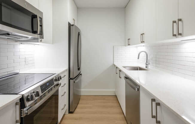 Kitchen with Stainless Steel Appliances