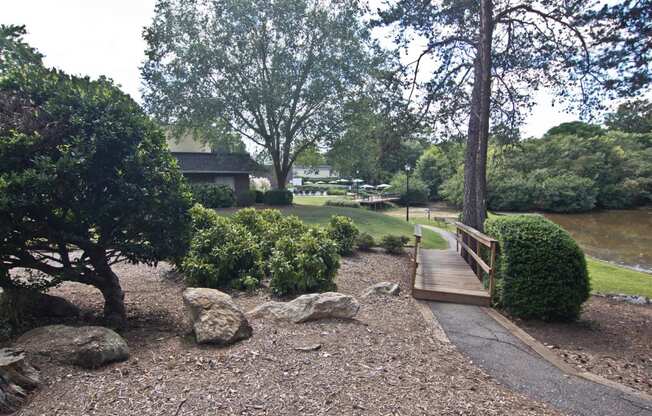 Landscaping at Lakecrest Apartments, PRG Real Estate Management, Greenville, South Carolina