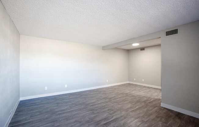 Two Bedroom Living Room at Ascent on Pantano, Tucson, AZ
