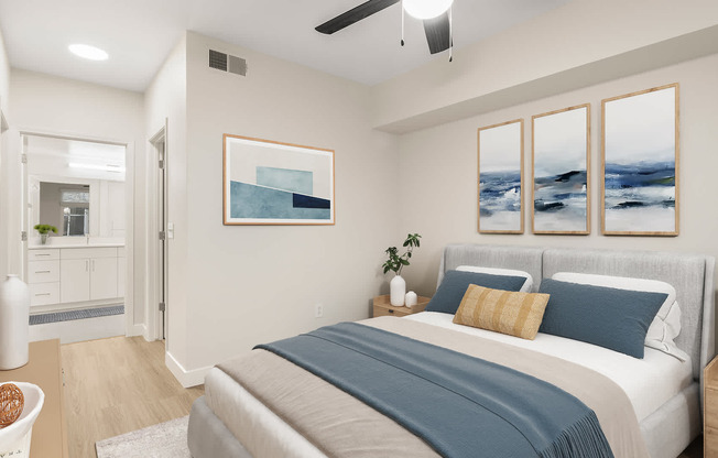 Bedroom with Hard Surface Flooring