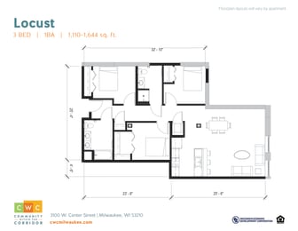 3 beds, 2 baths, 1,238 sqft, $1,389