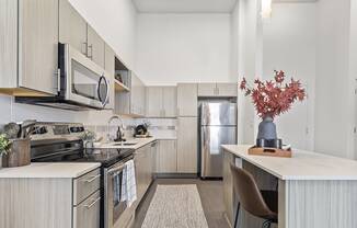 Studio, one, two and three bedroom apartment homes at Pinnacle Heights Apartments in Rogers, AR