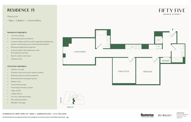 Studio, 2 baths, $6,485, Unit 215