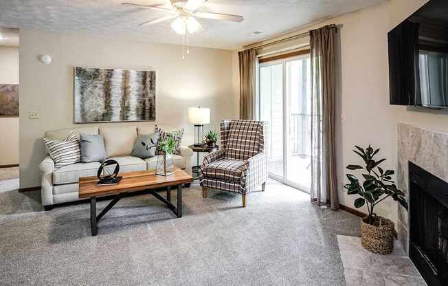 One- two- and three-bedroom apartment homes featuring amenities like three pools, fitness center, basketball court and much more at The Pointe in La Vista, NE