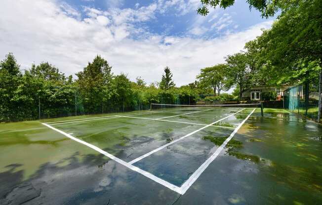 Amenity space at Patchen Oaks Apartments, Lexington, Kentucky