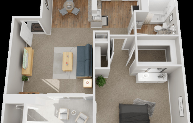 1 bed, 1 bath, 750 sqft, $1,305