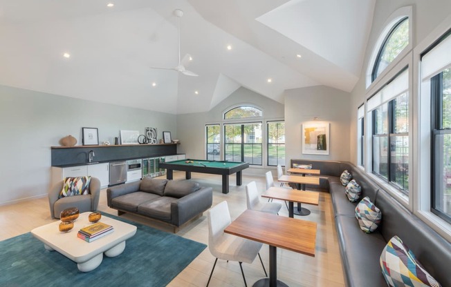 Clubhouse lounge