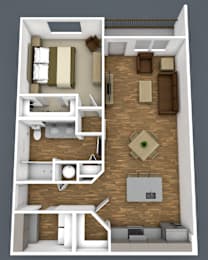 1 bed, 1 bath, 773 sqft, $1,870
