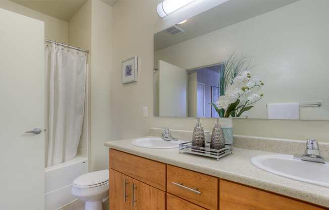 Bathroom at Discovery Heights, Washington