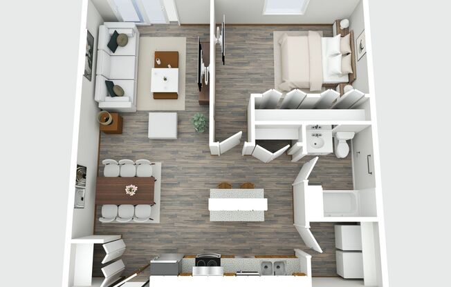 1 bed, 1 bath, 750 sqft, $999, Unit 1684 - 204