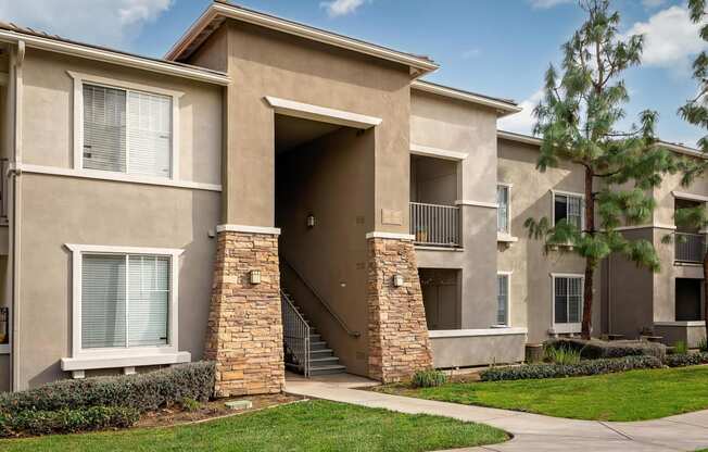 Exterior View of Apartment Building